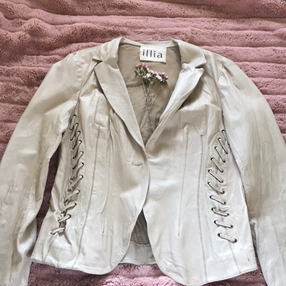 Leather jacket